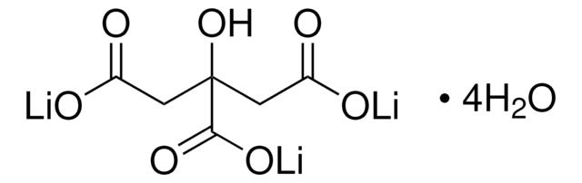柠檬酸 三锂盐 四水合物 四水合物,6080-58-6