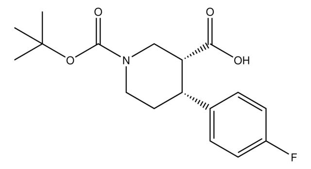 (3R,4R)-1-(tert-Butoxycarbonyl)-4-(4-fluorophenyl)-3-piperidinecarboxylic acid,951167-03-6