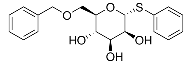 (2<I>R</I>,3<I>S</I>,4<I>S</I>,5<I>S</I>,6<I>R</I>)-2-((benzyloxy)methyl)-6-(phenylthio)tetrahydro-2<I>H</I>-pyran-3,4,5-triol,947256-87-3