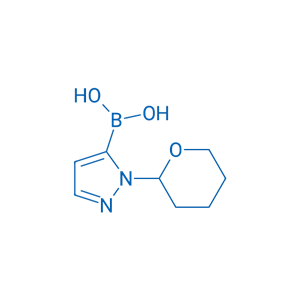 (1-(四氢-2H-吡喃-2-基)-1H-吡唑-5-基)硼酸,(1-(Tetrahydro-2H-pyran-2-yl)-1H-pyrazol-5-yl)boronic acid