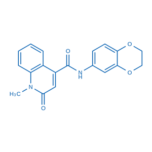 N-(2,3-二氢苯并[b][1,4]二恶英-6-基)-1-甲基-2-氧代-1,2-二氢喹啉-4-甲酰胺,N-(2,3-Dihydrobenzo[b][1,4]dioxin-6-yl)-1-methyl-2-oxo-1,2-dihydroquinoline-4-carboxamide