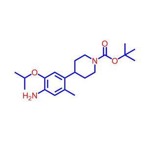 4-(4-氨基-5-异丙氧基-2-甲基苯基)哌啶-1-甲酸叔丁酯1032903-63-1
