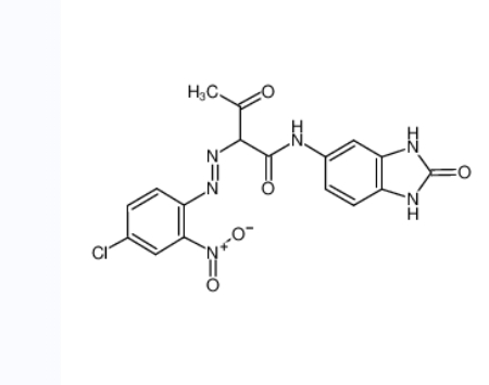 颜料橙36,2-[(4-chloro-2-nitrophenyl)diazenyl]-3-oxo-N-(2-oxo-1,3-dihydrobenzimidazol-5-yl)butanamide