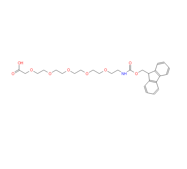 5,8,11,14,17-五氧杂-2-氮杂十九烷二酸 1-芴甲基酯,FMoc-NH-5(ethylene glycol)-acetic acid