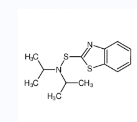 N,N-二异丙基-2-苯并噻唑次磺酰胺,N-(1,3-benzothiazol-2-ylsulfanyl)-N-propan-2-ylpropan-2-amine