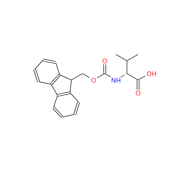 Fmoc-D-缬氨酸,FMOC-D-Valine