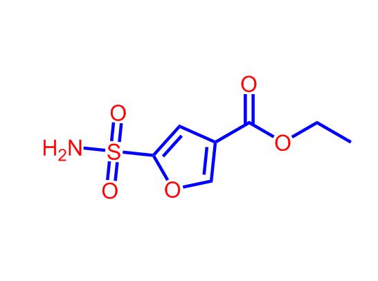 5-氨磺酰基呋喃-3-羧酸乙,5-Sulfamoyl-furan-3-carboxylic acid ethyl ester