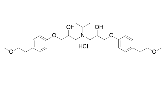 美托洛尔杂质12,3,3'-(isopropylazanediyl)bis(1-(4-(2-methoxyethyl)phenoxy)propan -2-ol) hydrochloride