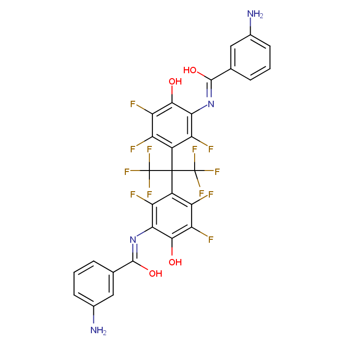 2,2-雙(3-(3-氨基苯甲酰氨基)-4-羥基苯基)六氟丙烷,2,2-Bis(3-(3-aminobenzoylamino)-4-hydroxyphenyl)hexafluoropropane