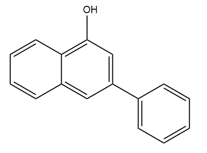 3-苯基-1-萘酚,3-phenylnaphthalen-1-ol