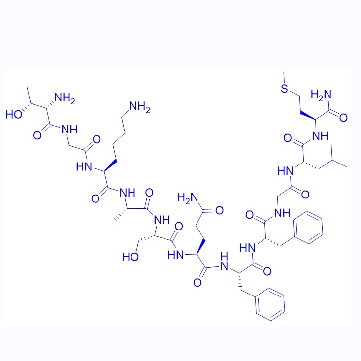 完全激动剂多肽TGKASQFFGLM-NH2,Hemokinin1(human)