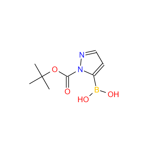 1-(叔丁氧基羰基)吡唑-5-硼酸,1-(t-Butoxycarbonyl)pyrazole-5-boronic acid