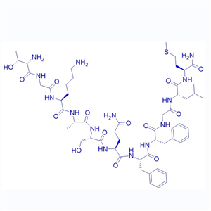 完全激动剂多肽TGKASQFFGLM-NH2/491851-53-7/Hemokinin1(human)