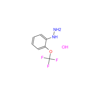 2-三氟甲氧基苯肼(HCL),1-(2-(trifluoromethoxy)phenyl)hydrazine(HCl)