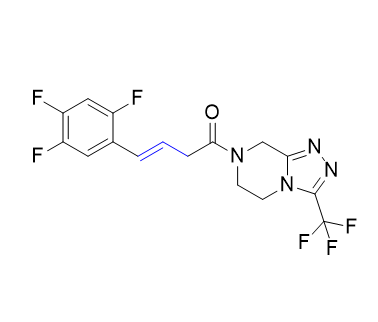 西格列汀杂质04,(E)-1-(3-(trifluoromethyl)-5,6-dihydro-[1,2,4]triazolo[4,3-a]pyrazin-7(8H)-yl)-4-(2,4,5-trifluorophenyl)but-3-en-1-one