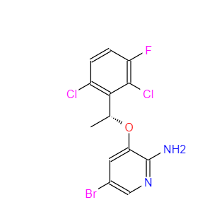 (R)-5 - 溴-3-（1 - （2,6 - 二氯-3 - 氟苯基） 乙氧基）吡啶-克唑替尼中间体,(R)-5-bromo-3-(1-(2,6-dichloro-3-fluorophenyl)ethoxy)pyridin-2-amine