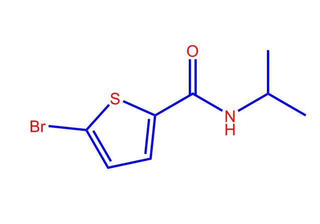 5-溴-N-异丙基噻吩-2-甲酰胺,5-Bromo-N-isopropylthiophene-2-carboxamide