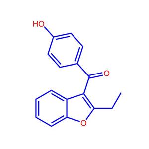 2-乙基-3-对羟基苯甲酰基苯并呋喃1477-19-6