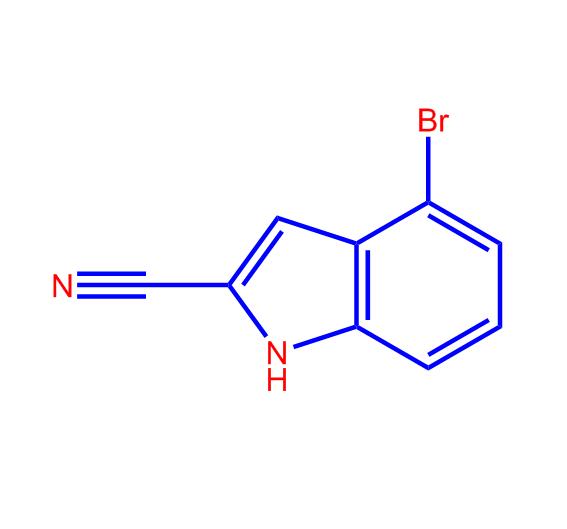 4-溴-1H-吲哚-2-甲腈,4-Bromo-1H-indole-2-carbonitrile