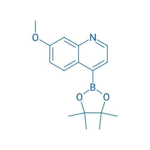 7-甲氧基喹啉-4-硼酸频那醇酯,7-Methoxy-4-(4,4,5,5-tetramethyl-1,3,2-dioxaborolan-2-yl)quinoline