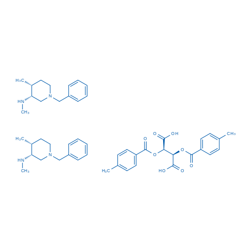 (3R,4R)-N,4-二甲基-1-(苯基甲基)-3-氨基哌啶-半-(2R,3R)-2,3-双[(4-甲基苯甲酰基)氧基]丁二酸盐,3-bis(4-Methylbenzoyloxy)succinate)