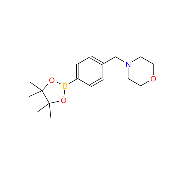 4-(4-吗啉甲基)苯硼酸频哪酯,4-[4-(4,4,5,5-TETRAMETHYL-1,3,2-DIOXABOROLAN-2-YL)BENZYL]MORPHOLINE