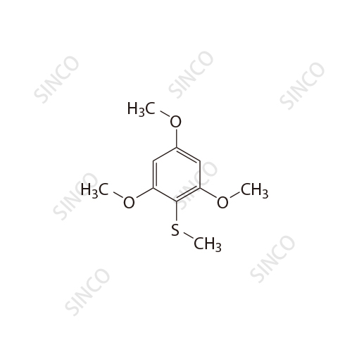 间苯三酚杂质P,Benzene, 1,3,5-trimethoxy-2-(methylthio)-