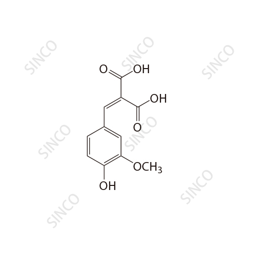 阿魏酸雜質1,Propanedioic acid, 2-[(4-hydroxy-3-methoxyphenyl)methylene]-