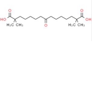 2,2,14,14-四甲基-8-氧代十五烷二酸,2,2,14,14-tetramethyl-8-oxopentadecanedioic acid