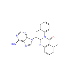2-[(6-氨基-9H-嘌呤-9-基)甲基]-5-甲基-3-(2-甲基苯基)-4(3H)-喹唑啉酮