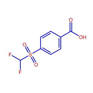4 - （（二氟甲基）磺酰基）苯甲酸,4-((difluoromethyl)sulfonyl)benzoic acid