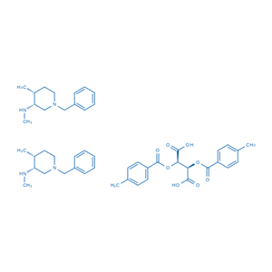 (3R,4R)-N,4-二甲基-1-(苯基甲基)-3-氨基哌啶-半-(2R,3R)-2,3-双[(4-甲基苯甲酰基)氧基]丁二酸盐