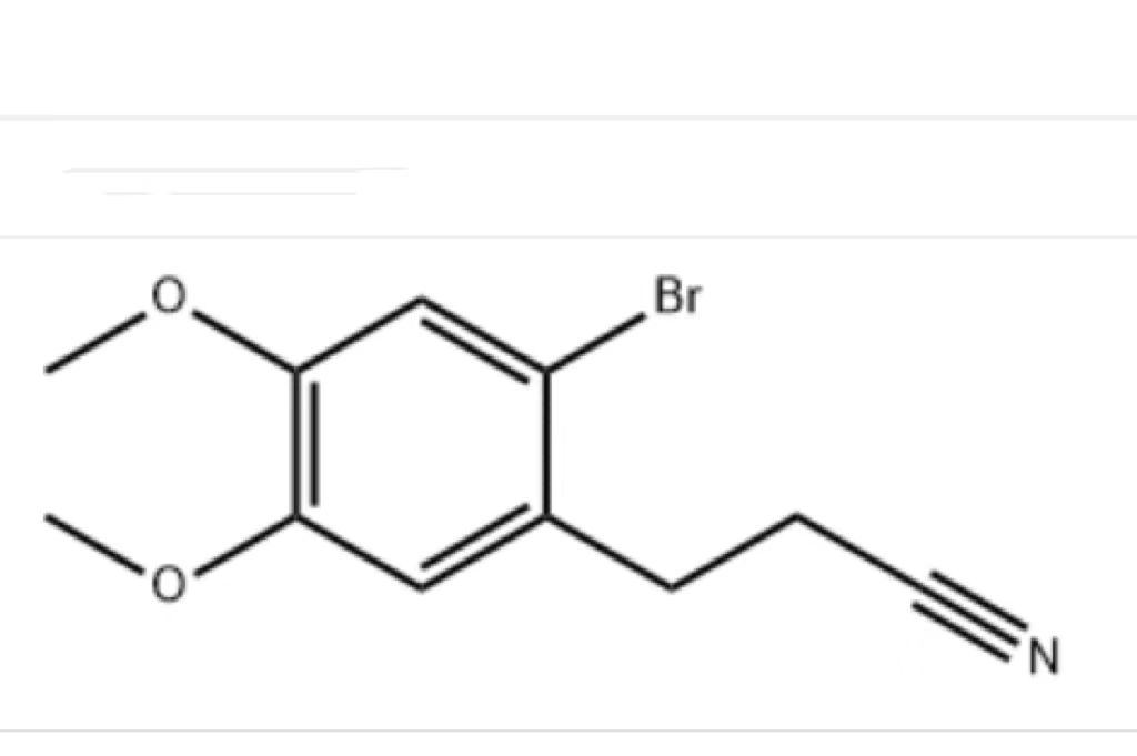 2-溴-4,5-二甲氧基-苯丙腈,3-(2-BROMO-4,5-DIMETHOXYPHENYL)PROPANENITRILE