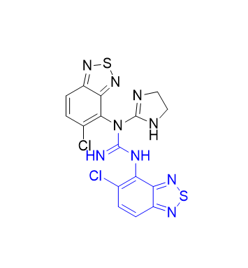 替扎尼定杂质02,1,3-bis(5-chloro-2,1,3-benzothiadiazol-4-yl)-1-(4,5- dihydro-1H-imidazol-2-yl)guanidine