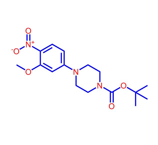 4-(3-甲氧基-4-硝基苯基)哌嗪-1-羧酸叔丁酯,5-(4-BOC-piperazino)-2-nitroanisole