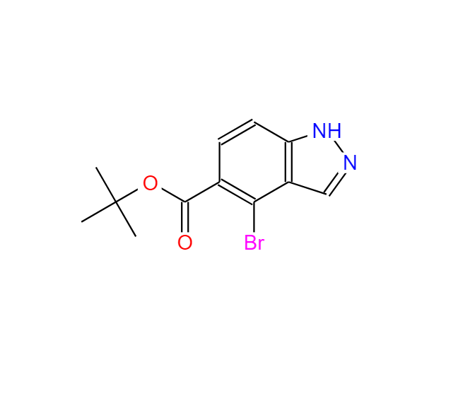 4-溴-1H-吲唑-5-甲酸叔丁基酯,4-BroMo-1H-indazol-5-carboxylic acid tert-butyl ester