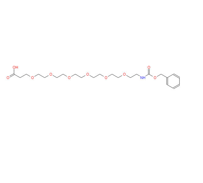 苯甲氧羰酰基六聚乙二醇羧乙基,Cbz-N-amido-PEG6-acid