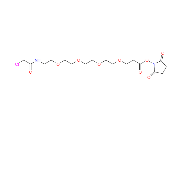 丙烯酸琥珀酰亚胺-四聚乙二醇-氯乙酰胺,Chloroacetamido-PEG4-NHS ester