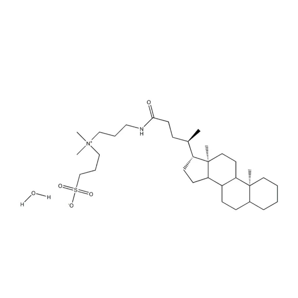 3-[3-(胆酰胺丙基)二甲氨基]丙磺酸 水合物,3-[(3-CholaMidopropyl)diMethylaMMonio]-1-propanesulfonate hydrate 98%