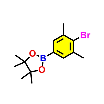 2-(4-溴-3,5-二甲基苯基)-4,4,5,5-四甲基-1,3,2-二氧硼杂环戊烷,2-(4-Bromo-3,5-dimethylphenyl)-4,4,5,5-tetramethyl-1,3,2-dioxaborolane