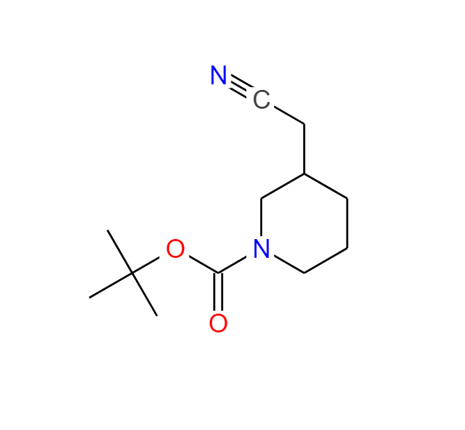 3-(氰甲基)哌啶-1-羧酸TERT丁酯,tert-butyl 3-(cyanoMethyl)piperidine-1-carboxylate