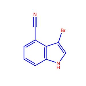3-溴-4-氰基-1H-吲哚1186663-64-8