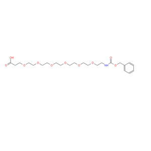 苯甲氧羰酰基六聚乙二醇羧乙基,Cbz-N-amido-PEG6-acid