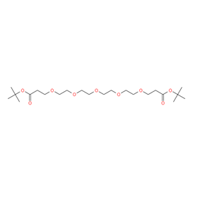 4,7,10,13,16-五氧杂十九烷二酸叔丁酯,tert-Butyl 3-[2-(2-{2-[2-(2-tert-butoxycarbonylethoxy)ethoxy]ethoxy}ethoxy) -ethoxy]propionate
