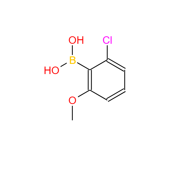 2-氯-6-甲氧基苯硼酸,2-CHLORO-6-METHOXYPHENYLBORONIC ACID