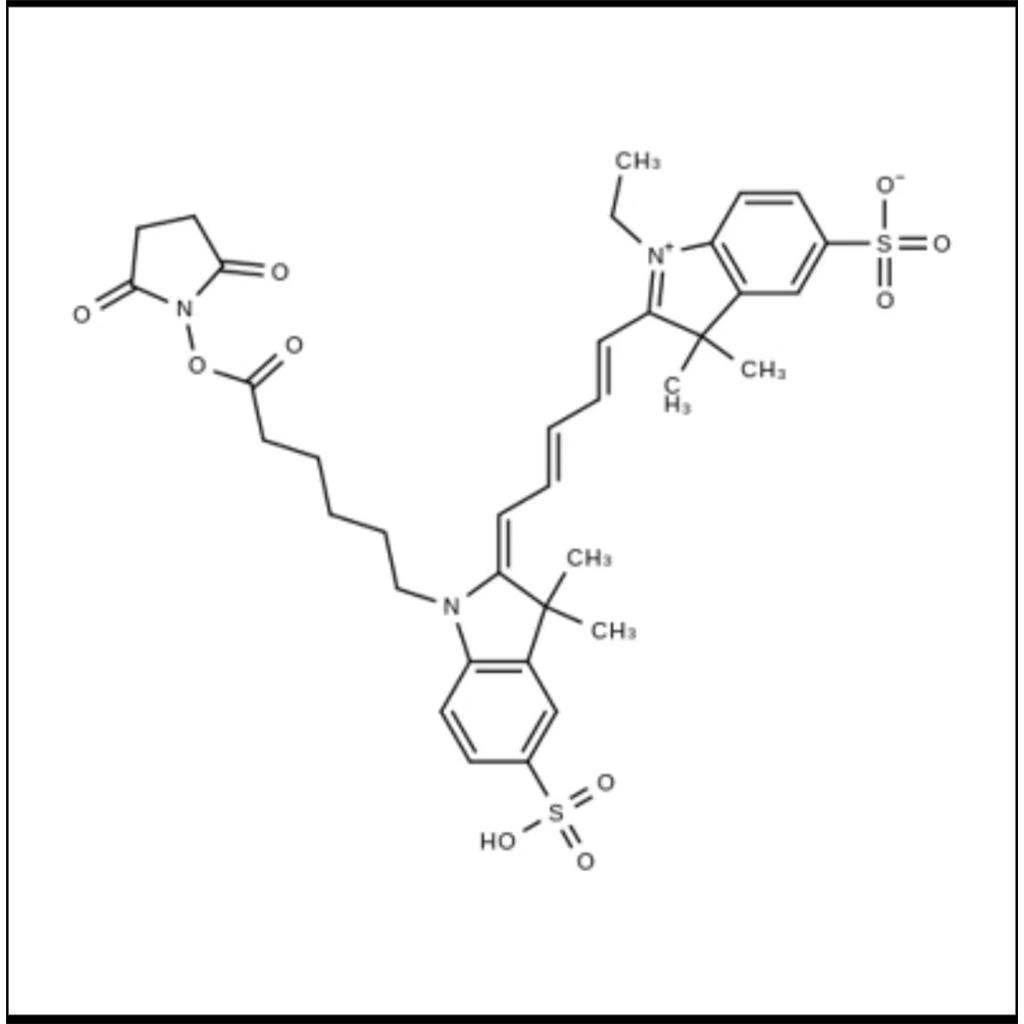 磺酸基-Cy5-N-羟基琥珀酰亚胺酯,CY5 NHS ESTER