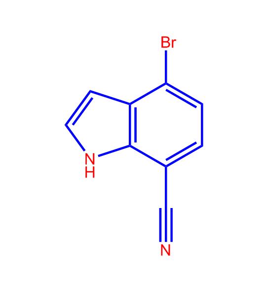 4-溴-7-氰基-1H-吲哚,4-Bromo-1H-indole-7-carbonitrile