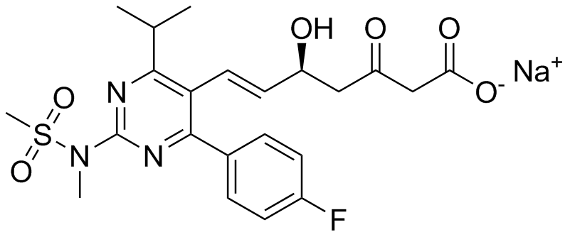 瑞舒伐他汀 3-氧代钠,Rosuvastatin 3-Oxo Sodium