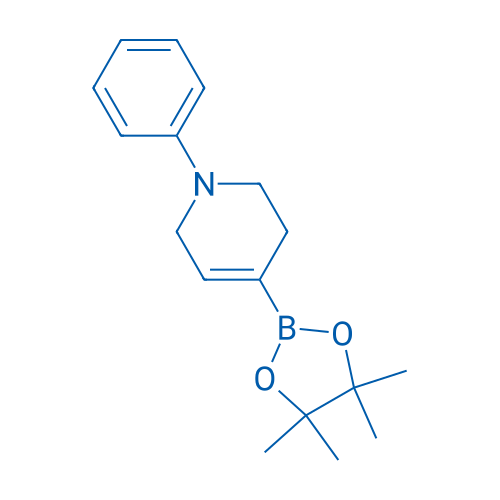 1-苯基-4-(4,4,5,5-四甲基-1,3,2-二氧硼杂环戊烷-2-基)-1,2,3,6-四氢吡啶,1-Phenyl-4-(4,4,5,5-tetramethyl-1,3,2-dioxaborolan-2-yl)-1,2,3,6-tetrahydropyridine