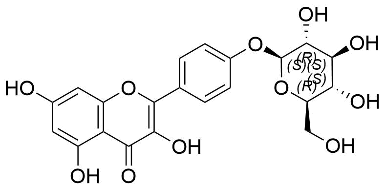 山奈酚4′-O-葡萄糖苷,Kaempferol 4′-O-glucoside
